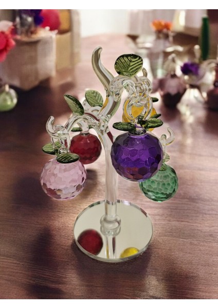 Özel Kristal Kesim 5'li Üzüm Dekoratif Obje fırsatları