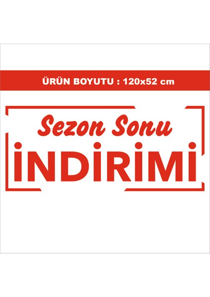 Mağaza Vitrin (Sezon Sonu) Indirim Yazısı fiyatları