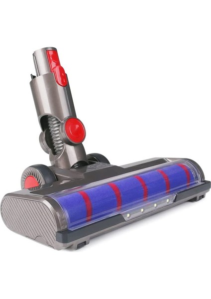 Dyson V8 V7 V10 V11 Elektrikli Süpürgeler Için Motorlu Zemin Fırça Kafası Yumuşak Rulo Fırça ile LED Far Aksesuarları (Yurt Dışından)