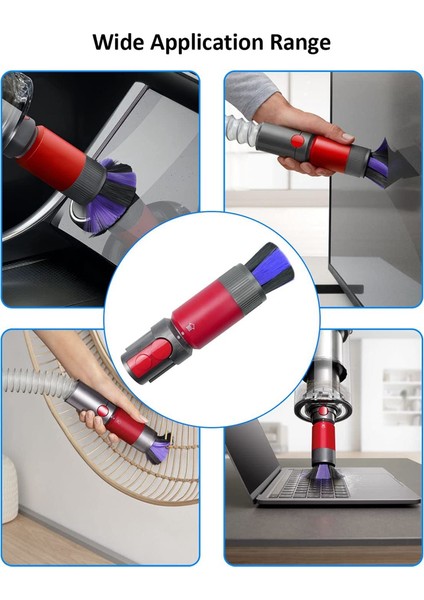 Traceless Toz Fırçası Fit Dyson V7 V8 V10 V11 V15 Parça Elektrikli Süpürge Yedek Toz Alma Fırçası Eki (Yurt Dışından)