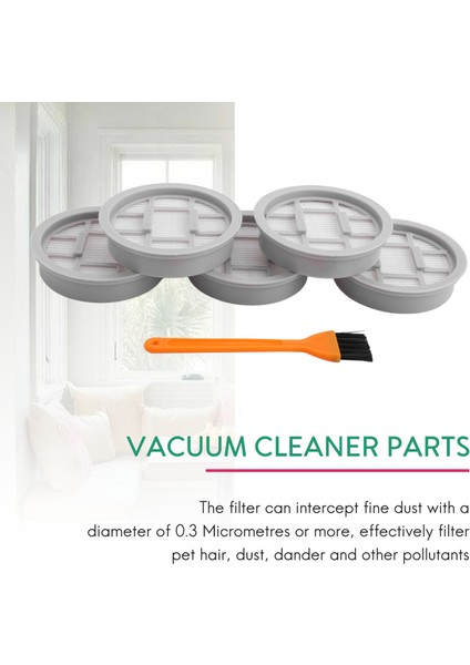Saplı Elektrikli Süpürge Hepa Filtre Xiaomi Deerma VC20S VC20 Saplı Elektrikli Süpürge Parçaları Aksesuarları Filtre 5 Adet (Yurt Dışından)