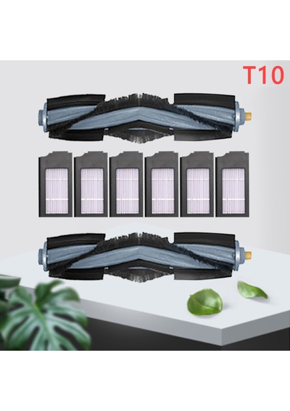 8 Adet Yıkanabilir Hepa Filtre Ana Fırçalar Ecovacs Deebot T10 Elektrikli Süpürge Zemin Temizleme Için Yedek Yedek Parçalar (Yurt Dışından)