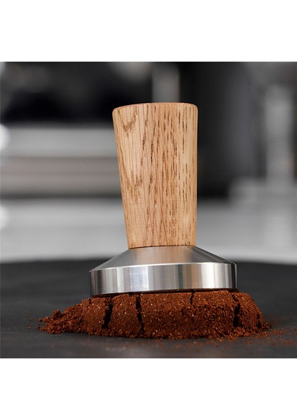 Coffee Tamper Espresso Damgası: Coffee Tamper Gerçek Ahşap Saplı, Espresso Tamper Silikon Yastık Dahil 51MM (Yurt Dışından) fiyatları