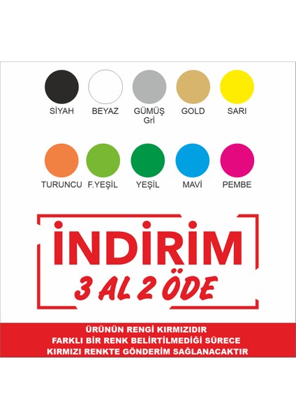 Mağaza Vitrin (3 Al 2 Öde) Indirim Yazısı
