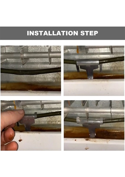 DA61-06796A Samsung Için Klip Drenaj Evaporatör, Defrost Drenaj Klipsi AP5579885, Defrost Sıcaklık Sensörü DA32-0006W 4 Adet (Yurt Dışından)