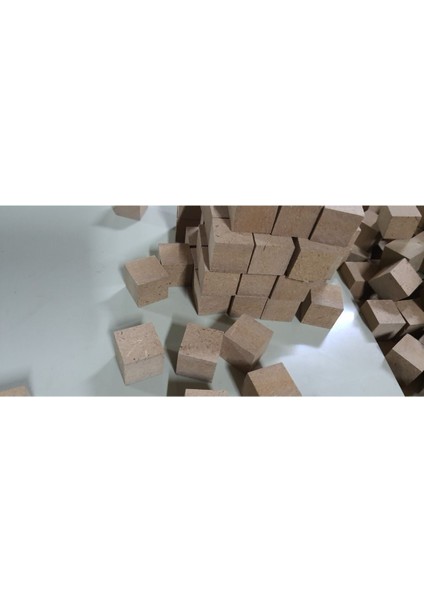 3 x 3 x 3 cm 32 Adet Mdf Küp Bloklar