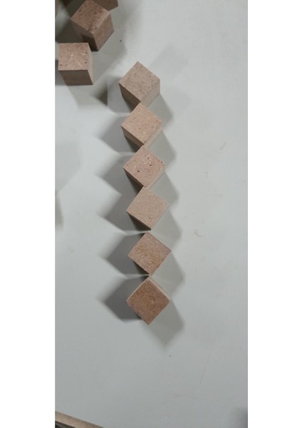 3 x 3 x 3 cm 32 Adet Mdf Küp Bloklar
