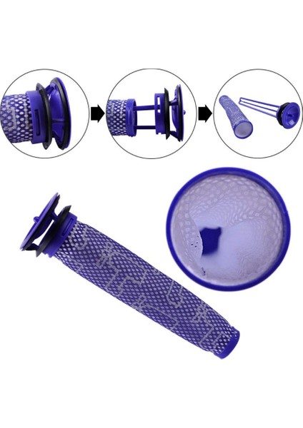 Dyson V6 (Üretim KODU:965661-01) ile Uyumlu Ön Filtre modelleri