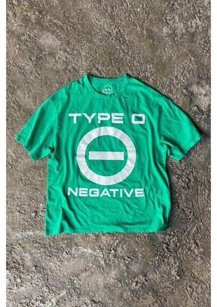 \'\' Type 0 Negative \'\' Oversize Heavy Metal T-Shirt