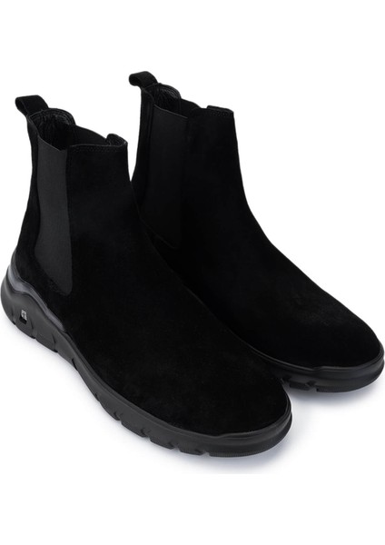 Erkek Siyah Süet Casual Bot 698 1084-13 Erk Bot SK24-25 Sıyah Suet fiyatları