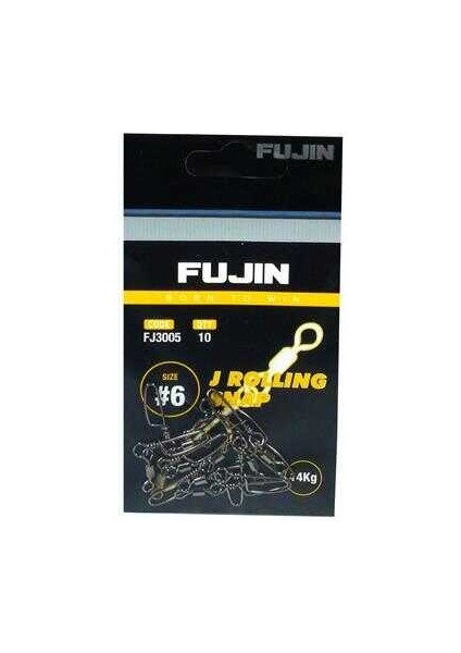 J Rolling Snap Bilyalı Kilitli Klips Black Nickel 8 No