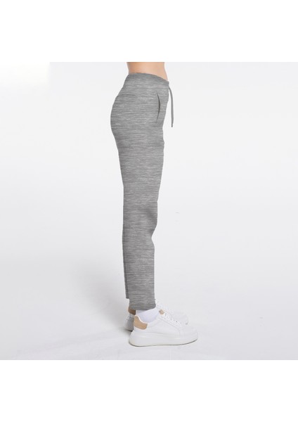 Drek Gri Melanj Kadın Scuba Unisex Pantolon Jogger