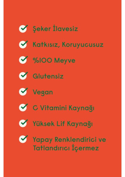 Portakallı Meyve Barı 20 G. x 5 Adet