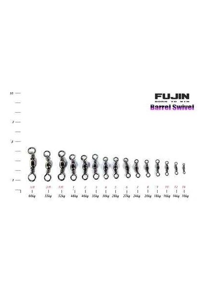 Barrel Swivel Fırdöndü Black Nickel 3-0 No