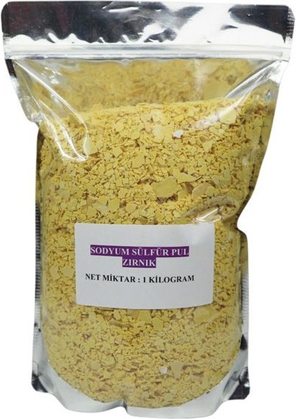 Sodyum Sülfür Pul Zırnık 1 kg