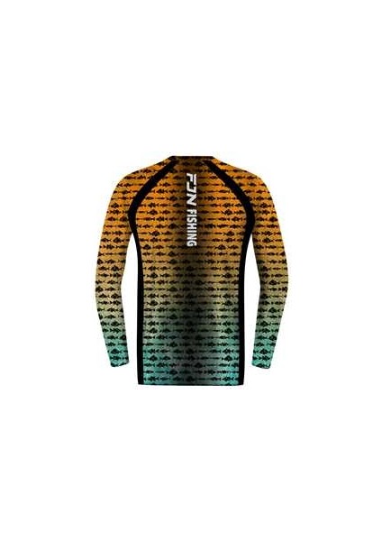 Performance T-Shirt Aqua Orange Fish Large