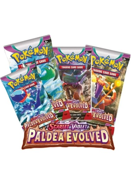 Pokemon Paldea Evolved Oyun Kartı 5 Paket fırsatları