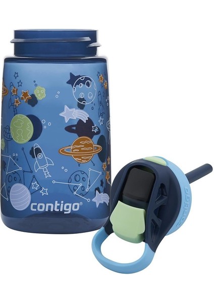 Gizmo Flip Pro Uzay Tritan Çocuk Suluğu 420 ml Lacivert