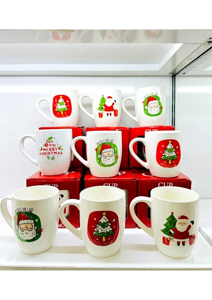 Yılbaşı Temalı Kupa ve Mug Pporselen