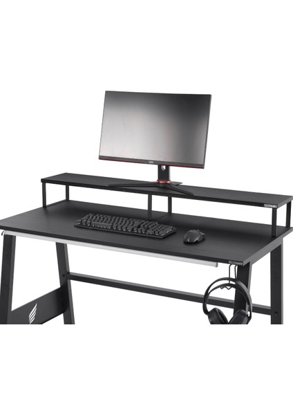 Ergonomik Metal Monitör Yükseltici - Şık ve Dayanıklı Masaüstü Standı 137X20X14