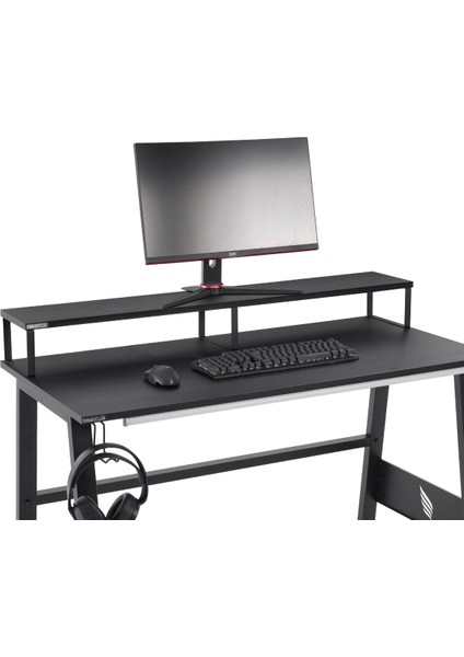 Ergonomik Metal Monitör Yükseltici - Şık ve Dayanıklı Masaüstü Standı 137X20X14