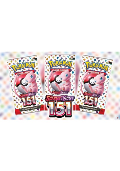 Pokemon 151 Scarlet&vıolet Oyun Kartı 4 Paket modelleri