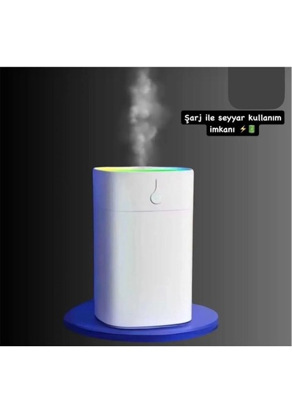 Şarjlı Hava Nemlendirici , Humudifier,koku Aroma Dağıtıcı. Gece Lambası , Difizör H2O fiyatları