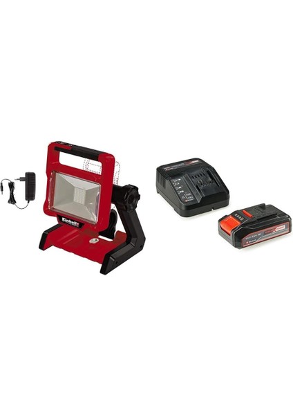 Te-Cl 18/2000 Liac - Solo, LED Aydınlatma ve Einhell 18V 2,5 Ah Pxc Starter Kit (Başlangıç Seti)
