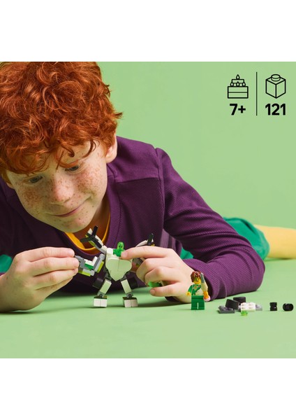 ® DREAMZzz™ Z-Blob'un Robot ve Araç Maceraları 71487 - 7 Yaş & Üzeri Çocuklar için Yaratıcı Oyuncak Yapım Seti (121 Parça)