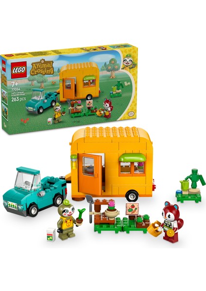 ® Animal Crossing™ Leif Karavan ve Bahçe Dükkanı 77054 - 7 Yaş & Üzeri Çocuklar için Yaratıcı Oyuncak Yapım Seti (263 Parça)