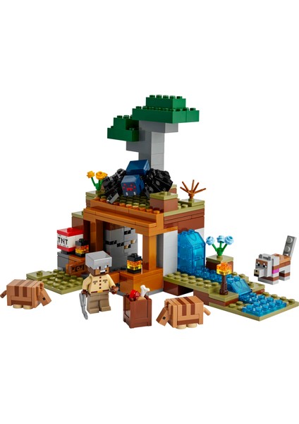 ® Minecraft® Armadillo Maden Keşfi 21269 - 8 Yaş & Üzeri Video Oyunu Seven Çocuklar için Yaratıcı Oyuncak Yapım Seti (247 Pr)