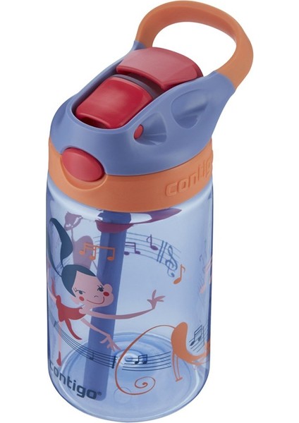 Gizmo Flip Danscı Kız Tritan Çocuk Suluğu 420 ml Mor
