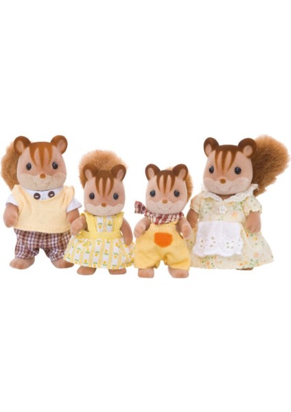 Sylvanian Families Sincap Ailesi - Walnut Squirrel Family