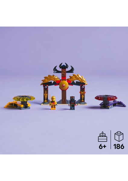 ® NINJAGO® Ejderha Spinjitzu Savaş Paketi 71826 - 6 Yaş & Üzeri Çocuklar için Yaratıcı Oyuncak Yapım Seti (186 Parça)