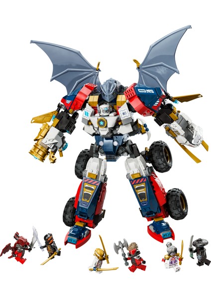® NINJAGO® Zane'in Ultra Kombo Mech’i 71834 - 9 Yaş & Üzeri Çocuklar için Yaratıcı Oyuncak Yapım Seti (1187 Parça)