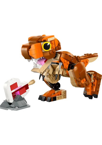 ® Jurassic World Küçük Eatie: T. rex 76967 - 7 Yaş & Üzeri Çocuklar için Yaratıcı Oyuncak Yapım Seti (317 Parça)