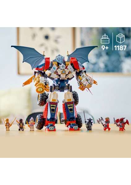 ® NINJAGO® Zane'in Ultra Kombo Mech’i 71834 - 9 Yaş & Üzeri Çocuklar için Yaratıcı Oyuncak Yapım Seti (1187 Parça)