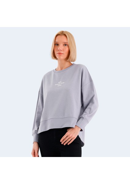 VITAL Kadın Oversize Sweatshirt Lila