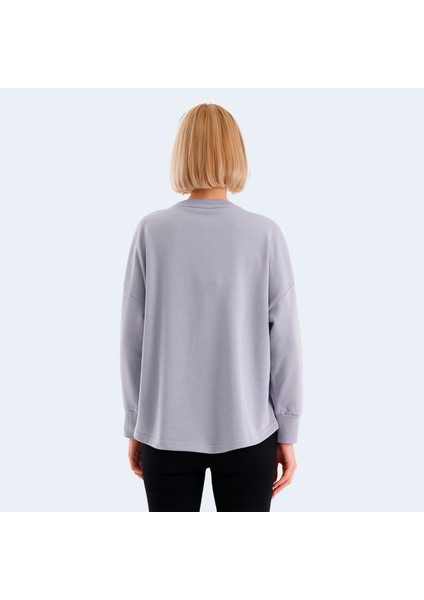 VITAL Kadın Oversize Sweatshirt Lila fiyatları