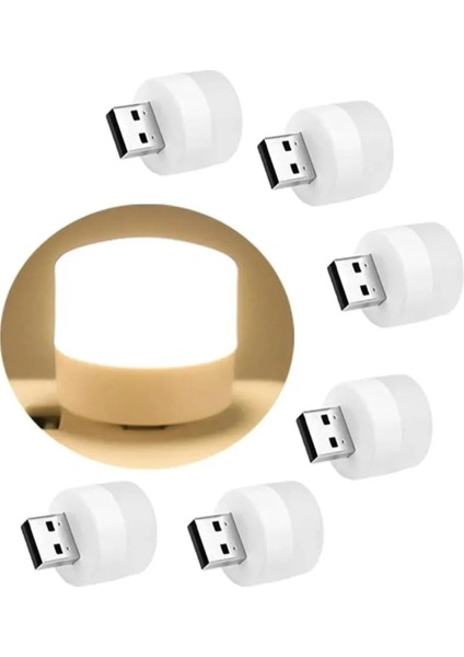 3 Adet USB Aydınlatma LED Göz Korumalı Okuma Işığı Mini LED Kolay Kullanılabilir USB Gece Lambası Ev-Ofis-Yatak Odası