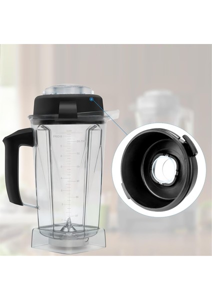 Vitamix 5000 5200 Blender Yedek Parçaları 64OZ Vitamix Için Blender Kapağı Hızlandırıcı Tamper Aleti Çubuk Karıştırma Çubuğu (Yurt Dışından)