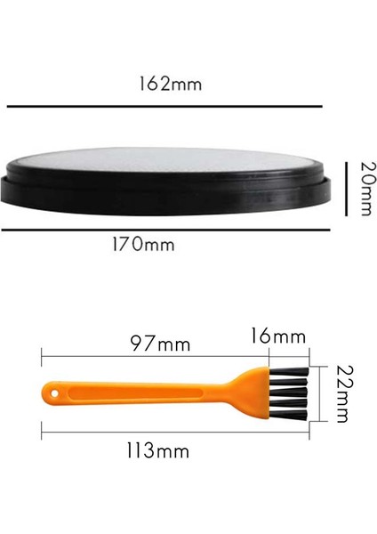 2 Adet Ön Hepa Filtre Değiştirme Kiti Temizleme Fırçası ile Rowenta RO7611 RO7623 RO7634 Elektrikli Süpürge Parçaları (Yurt Dışından)