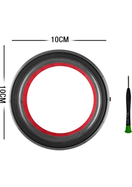 Dyson V12 V10 Ince Elektrikli Süpürge Toz Kutusu Üst Sabit Sızdırmazlık Halkası Yedek Toz Kovası Filtre Temizleyici Çöp Kutusu (Yurt Dışından)