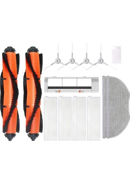 Elektrikli Süpürgeler Aksesuarları Xiaomi Mijia Mı G1/mjstg1 Robotlu Süpürge Ana Fırça Filtresi Yan Fırça Paspas Bezi (Yurt Dışından)
