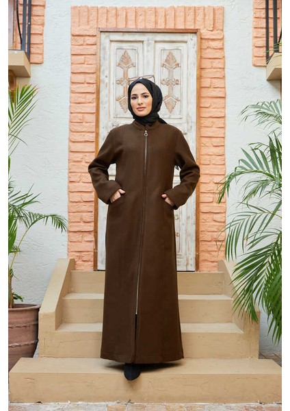 6577-KAŞE Pardesü Kahve indirimleri