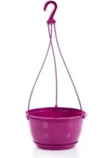 Serinova Safir Makrome Vişne Renk 6lt Saksı 1 Adet