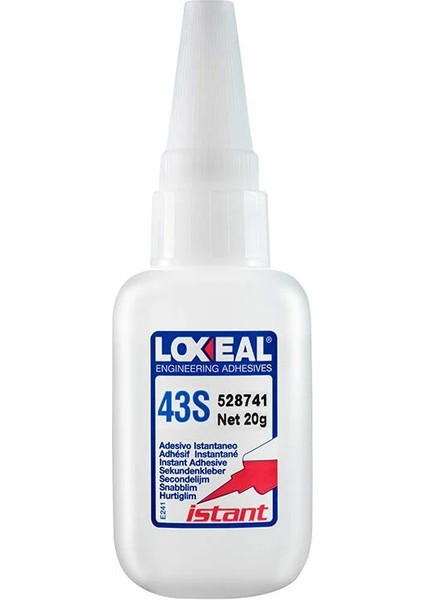 43S Hızlı Yapıştırıcı Etil Siyanoakrilat 20GR IS43S020