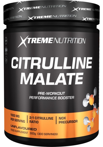 Citrulline Malate - 300 G - Aromasız - %100 Saf Sitrülin Malat - 300 Servis