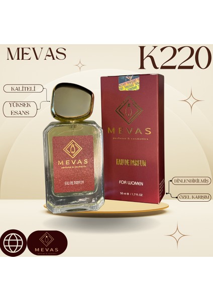 K220 Kadın Parfüm 50 ml Edp