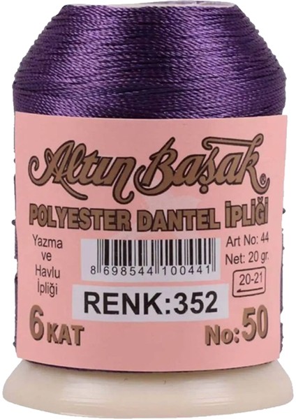 3 Adet Altınbaşak Oya ve Dantel Ipi 20 gr - Royaleks - No: 352